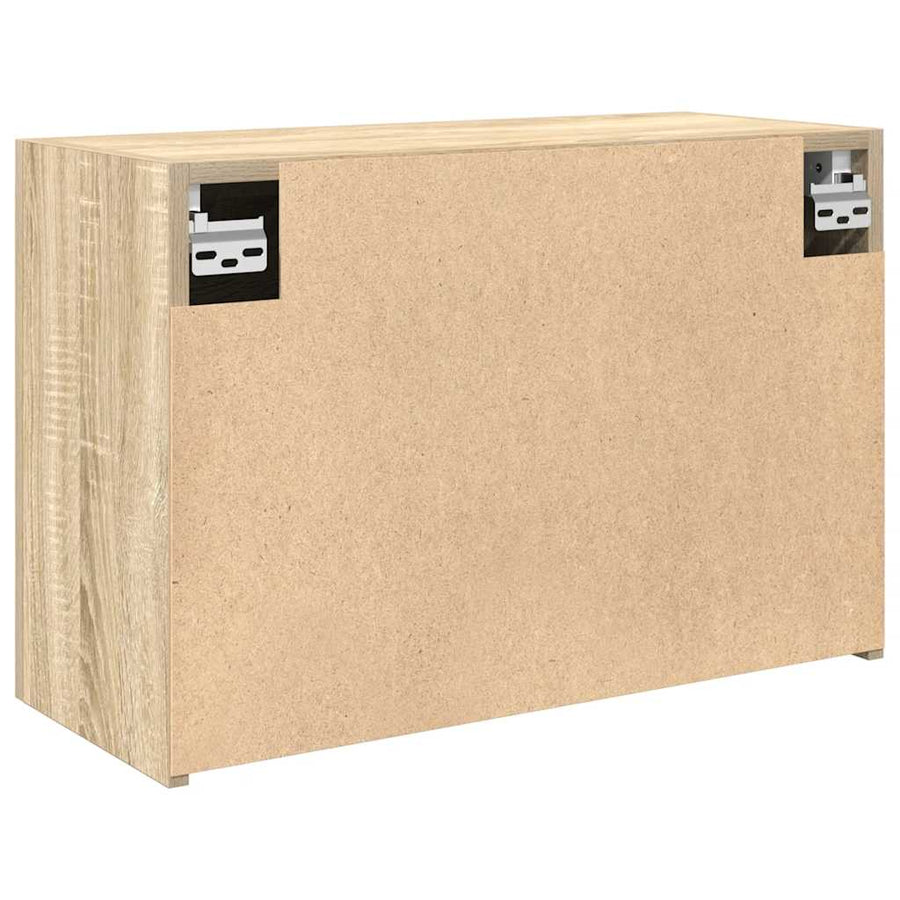 Badkamerwandkast 60x25x40 cm bewerkt hout sonoma eikenkleurig