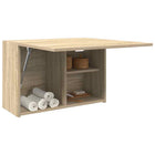 Badkamerwandkast 60x25x40 cm bewerkt hout