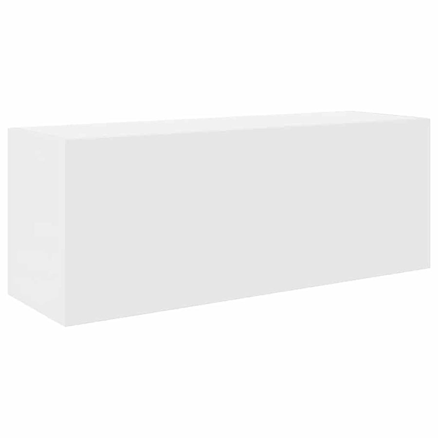 Badkamerwandkast Bewerkt Hout 80 x 25 x 30 cm Wit