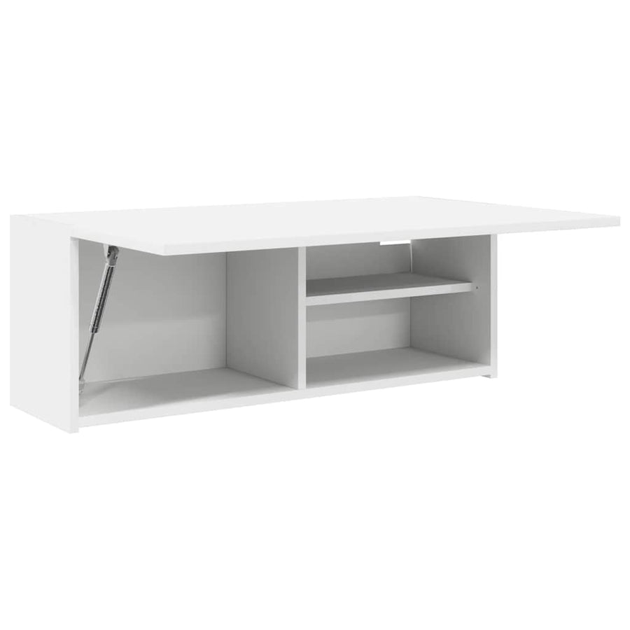 Badkamerwandkast Bewerkt Hout 80 x 25 x 30 cm Wit