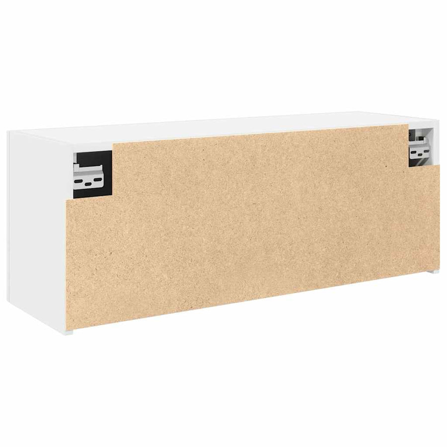 Badkamerwandkast Bewerkt Hout 80 x 25 x 30 cm Wit