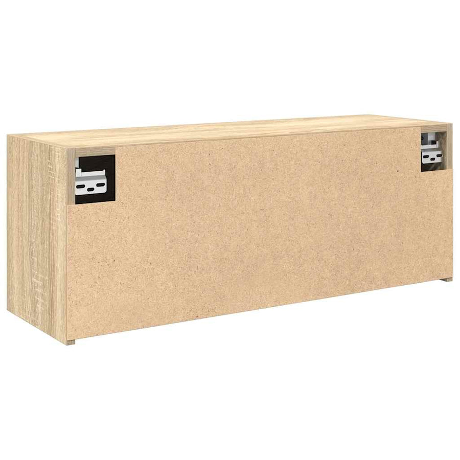 Badkamerwandkast 80x25x30 cm bewerkt hout sonoma eikenkleurig