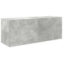Badkamerwandkast 80x25x30 cm bewerkt hout betongrijs