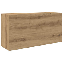 Badkamerwandkast Bewerkt Hout Artisanaal Eikenkleur 80 x 25 x 40 cm artisanaal eikenkleurig