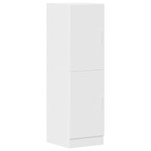 Keukenkast 38x41,5x131,5 cm bewerkt hout wit