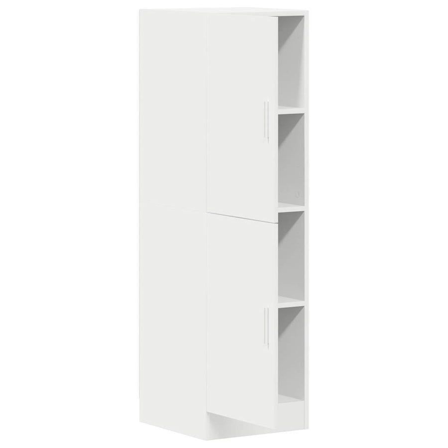 Keukenkast 38x41,5x131,5 cm bewerkt hout wit