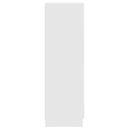 Keukenkast 38x41,5x131,5 cm bewerkt hout wit