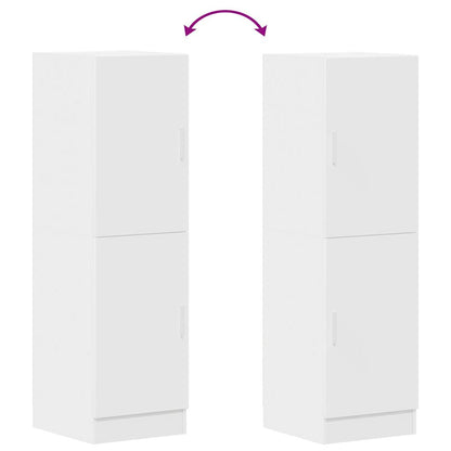Keukenkast 38x41,5x131,5 cm bewerkt hout wit