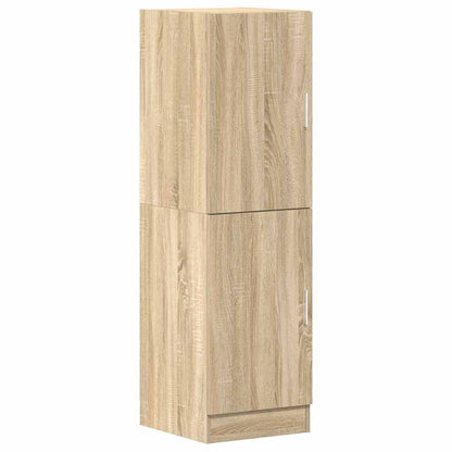 Keukenkast 38x41,5x131,5 cm bewerkt hout sonoma eikenkleurig