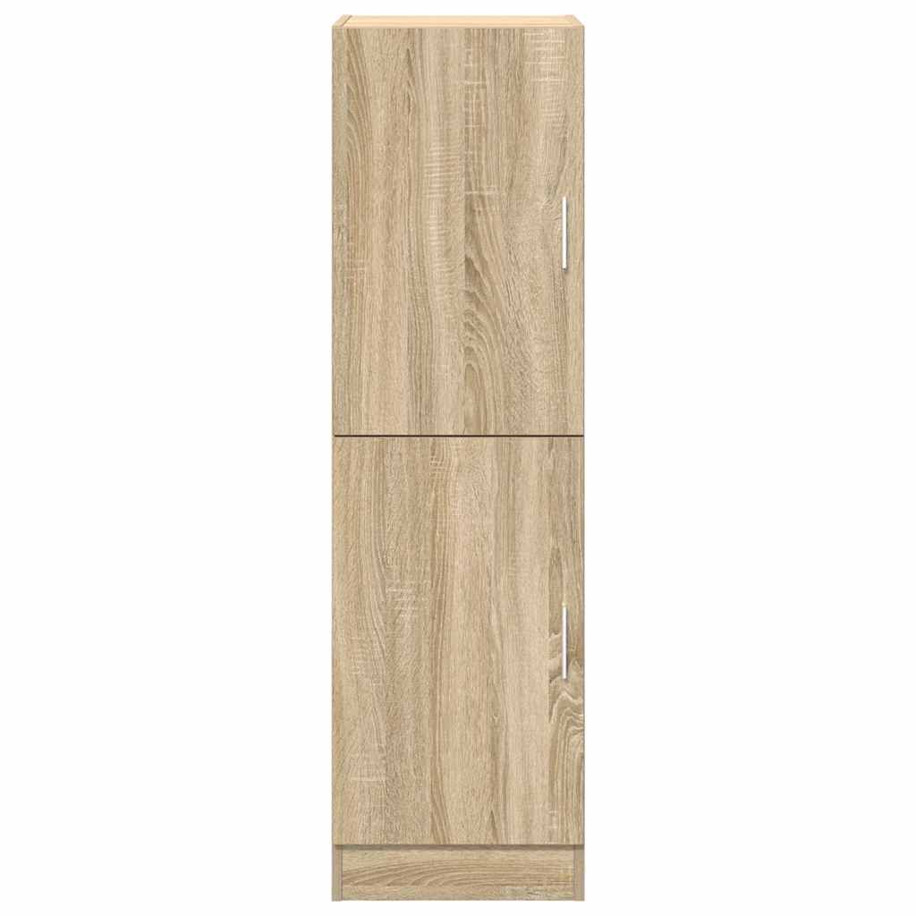 Keukenkast 38x41,5x131,5 cm bewerkt hout sonoma eikenkleurig