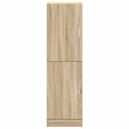 Keukenkast 38x41,5x131,5 cm bewerkt hout sonoma eikenkleurig