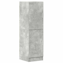 Keukenkast 38x41,5x131,5 cm bewerkt hout betongrijs