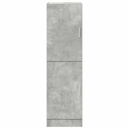 Keukenkast 38x41,5x131,5 cm bewerkt hout betongrijs