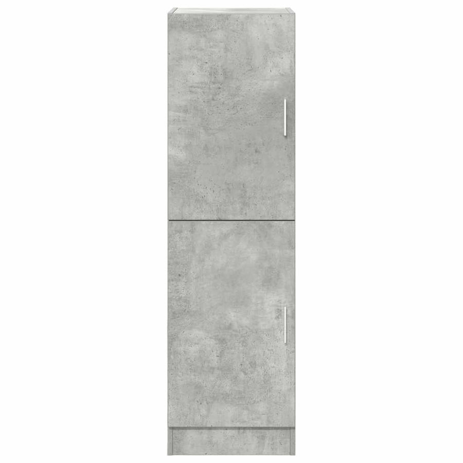 Keukenkast 38x41,5x131,5 cm bewerkt hout betongrijs