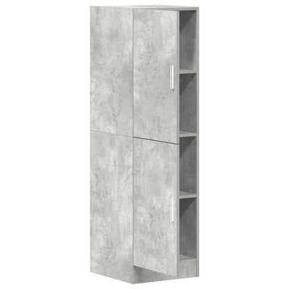 Keukenkast 38x41,5x131,5 cm bewerkt hout betongrijs