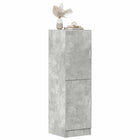 Keukenkast 38x41,5x131,5 cm bewerkt hout betongrijs