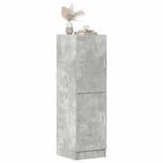 Keukenkast 38x41,5x131,5 cm bewerkt hout betongrijs