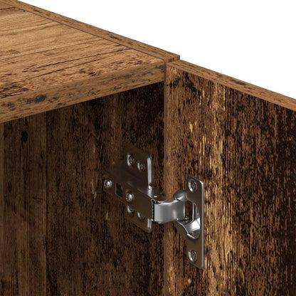 Keukenkast 38x41,5x131,5 cm bewerkt hout oud houtkleurig