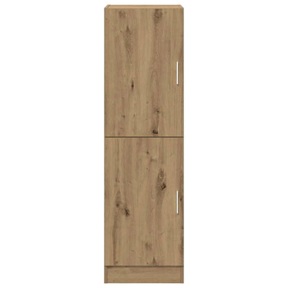Keukenkast 38x41,5x131,5 cm bewerkt hout artisanaal eiken