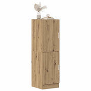 Keukenkast 38x41,5x131,5 cm bewerkt hout eiken