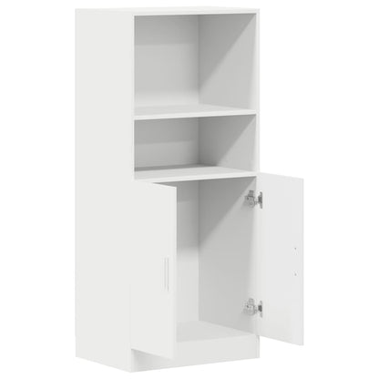 Keukenkast 57x41,5x131,5 cm bewerkt hout wit