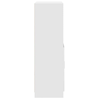 Keukenkast 57x41,5x131,5 cm bewerkt hout wit