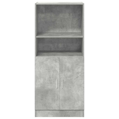 Keukenkast 57x41,5x131,5 cm bewerkt hout betongrijs