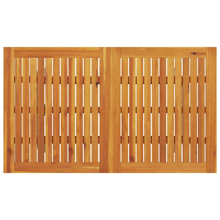 Tuinbank 3-zits met kussens & tafel poly rattan beige
