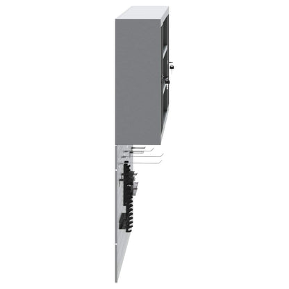 Gereedschapskast set met plank 4 pcs Zwart Gepoedercoat staal