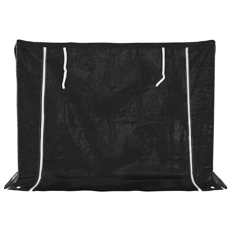 Haardhoutrek Met Regenhoes 151X80,5X110,5 Cm Staal 151 x 80.5 x 110.5 cm