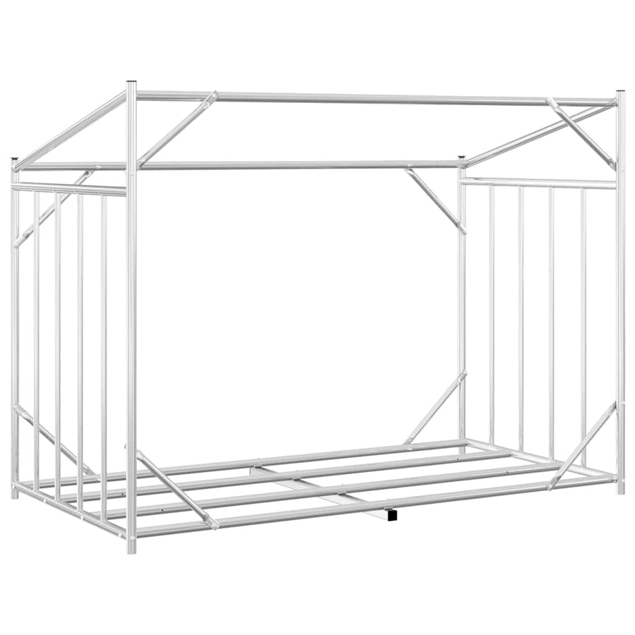 Haardhoutrek Met Regenhoes 151X80,5X110,5 Cm Staal 151 x 80.5 x 110.5 cm