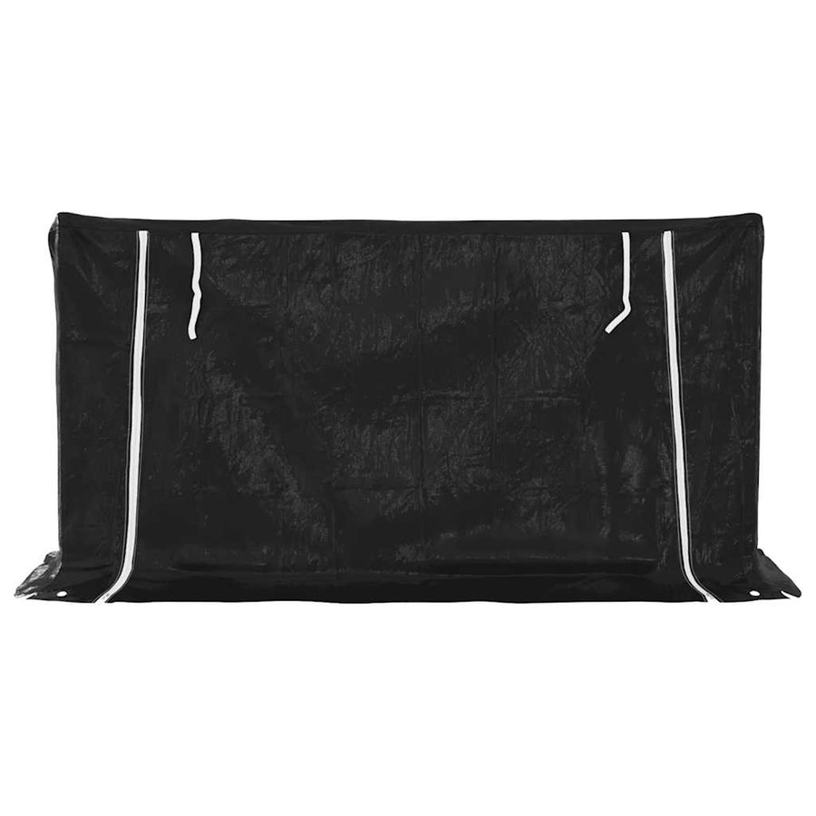 Haardhoutrek Met Regenhoes 200,5X60,5X110,5 Cm Staal 200.5 x 60.5 x 110.5 cm