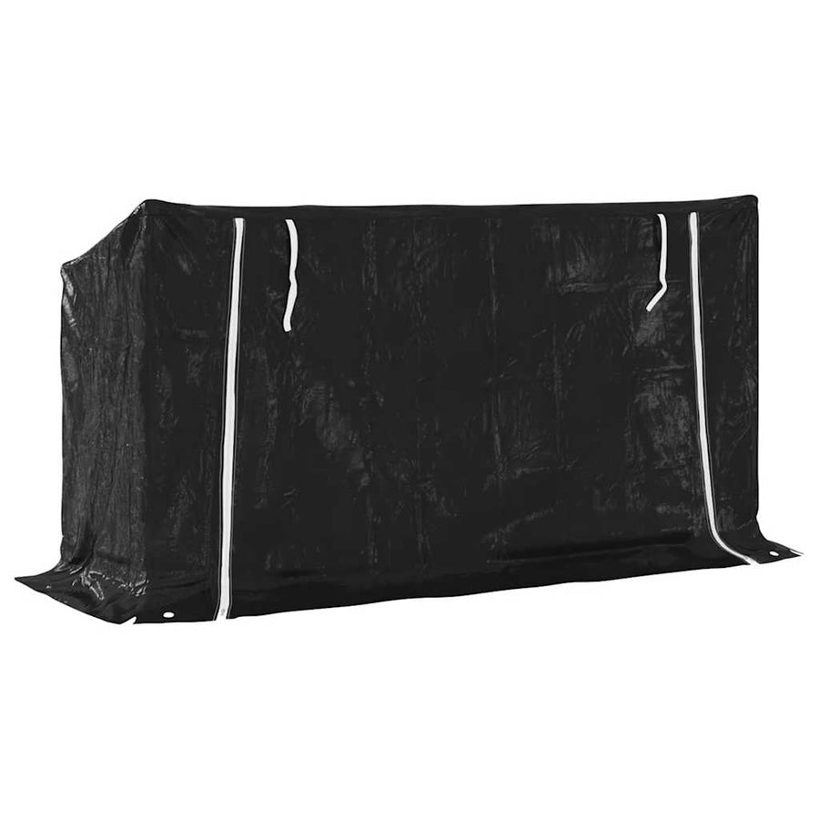 Haardhoutrek Met Regenhoes 200,5X60,5X110,5 Cm Staal 200.5 x 60.5 x 110.5 cm