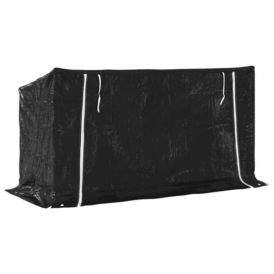 Haardhoutrek Met Regenhoes 200,5X80,5X110,5 Cm Staal 200.5 x 80.5 x 110.5 cm