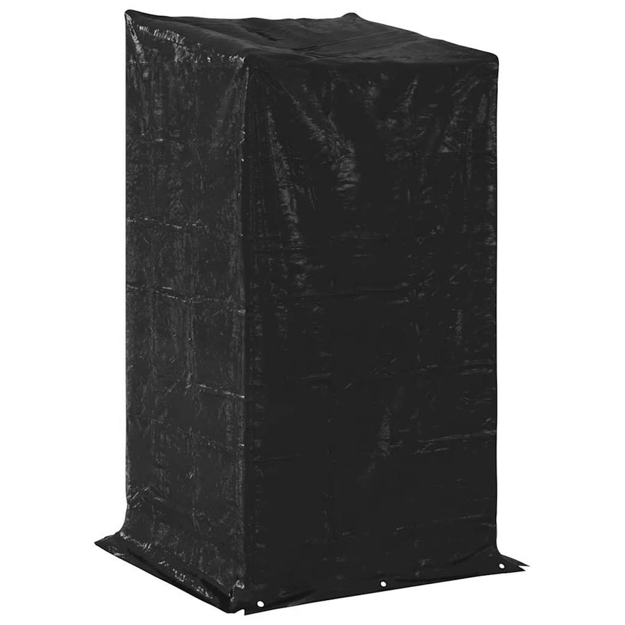 Haardhoutrek Met Regenhoes Gegalvaniseerd Staal 100 x 100 x 200 cm