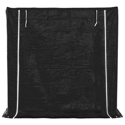Haardhoutrek Met Regenhoes Gegalvaniseerd Staal 200 x 60 x 200 cm