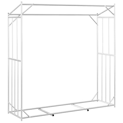 Haardhoutrek Met Regenhoes Gegalvaniseerd Staal 200 x 60 x 200 cm