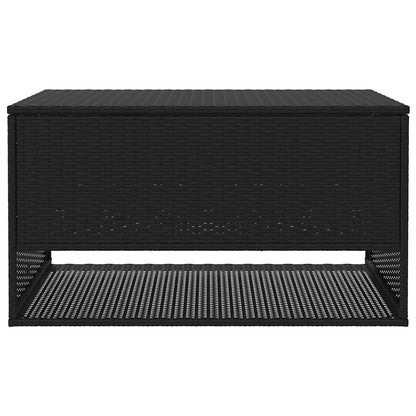 Opbergbox Voor Buiten 100X55X55,5 Cm Poly Rattan Zwart