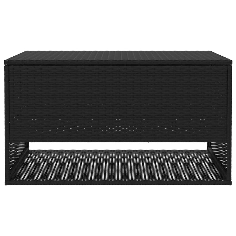 Opbergbox Voor Buiten 100X55X55,5 Cm Poly Rattan Zwart