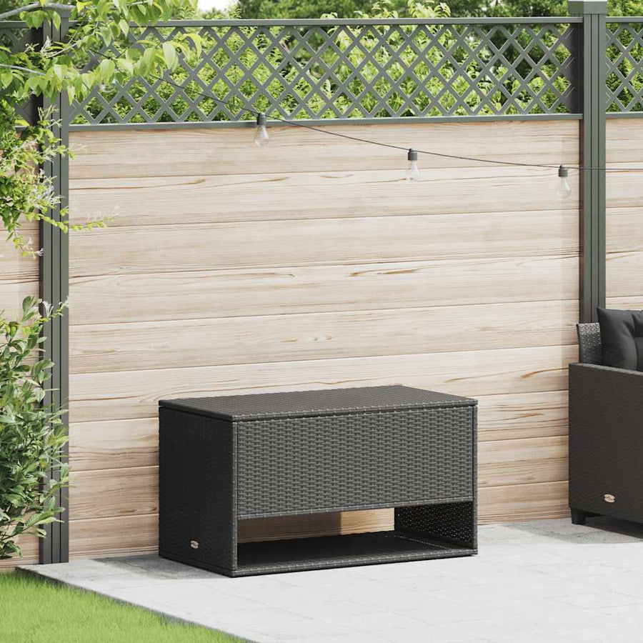 Opbergbox Voor Buiten 100X55X55,5 Cm Poly Rattan Zwart