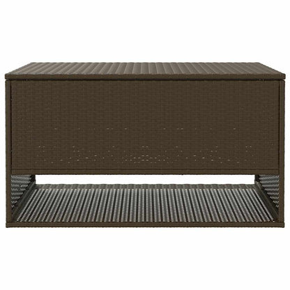 Opbergbox Voor Buiten 100X55X55,5 Cm Poly Rattan Bruin
