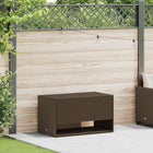 Opbergbox buiten 100x55x55,5 cm poly rattan bruin