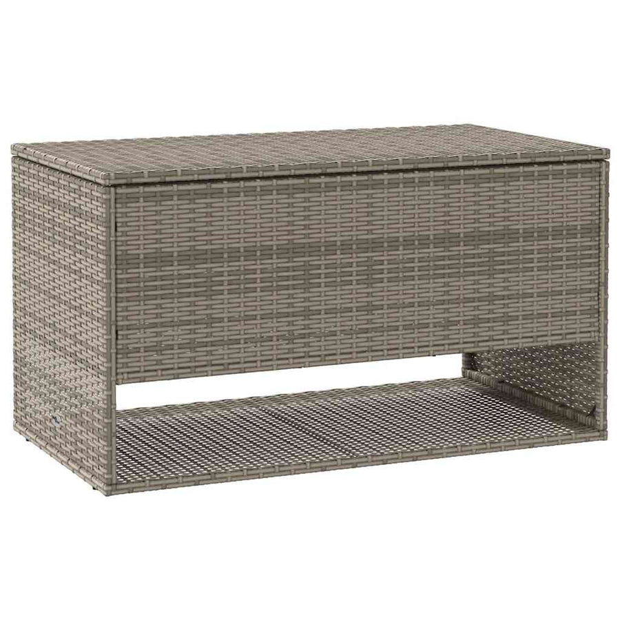Opbergbox Voor Buiten 100X55X55,5 Cm Poly Rattan Grijs