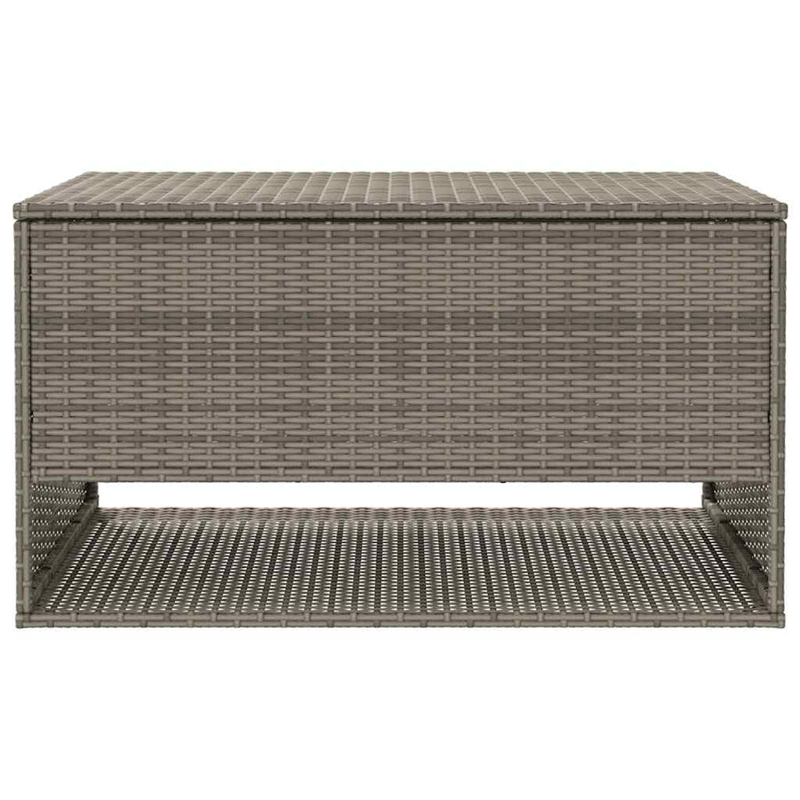 Opbergbox Voor Buiten 100X55X55,5 Cm Poly Rattan Grijs