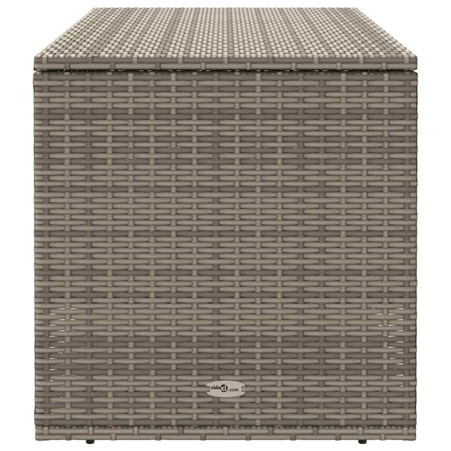 Opbergbox Voor Buiten 100X55X55,5 Cm Poly Rattan Grijs
