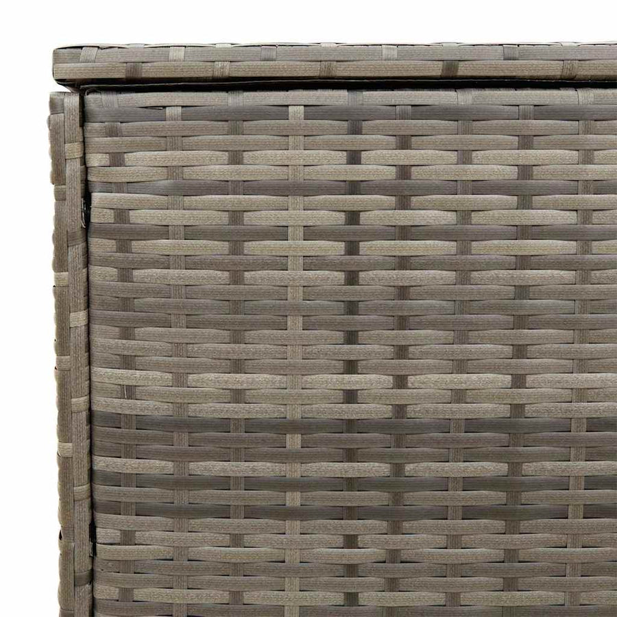 Opbergbox Voor Buiten 100X55X55,5 Cm Poly Rattan Grijs