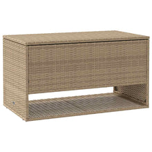 Opbergbox Voor Buiten 100X55X55,5 Cm Poly Rattan Beige