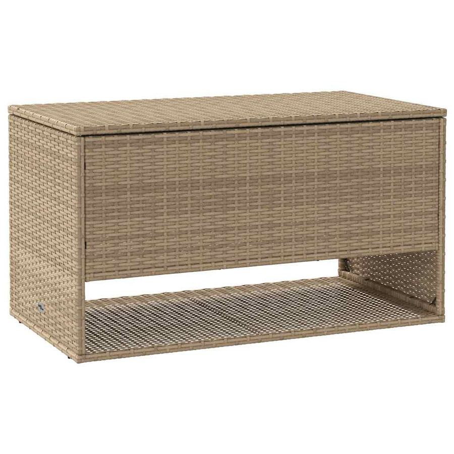 Opbergbox Voor Buiten 100X55X55,5 Cm Poly Rattan Beige