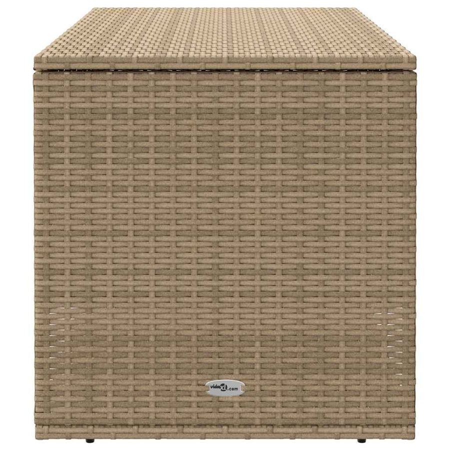 Opbergbox Voor Buiten 100X55X55,5 Cm Poly Rattan Beige