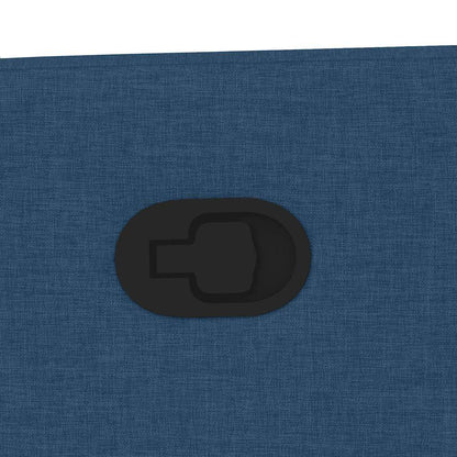 Fauteuil verstelbaar stof blauw